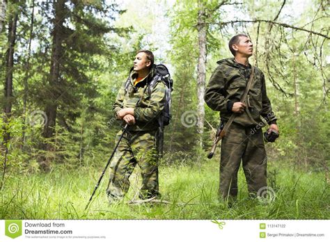 Foresters Patrolling The Forest Stock Photo Image Of Geologist
