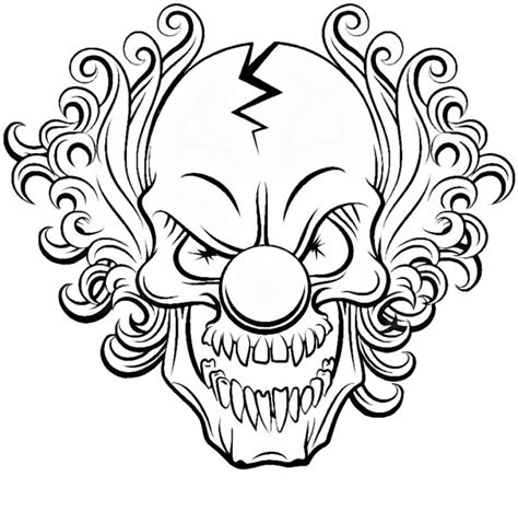 Psycho Killer Clowns – Coloring Book For Kids (+9) & Teenagers – Home of Rachel Mintz Coloring Books