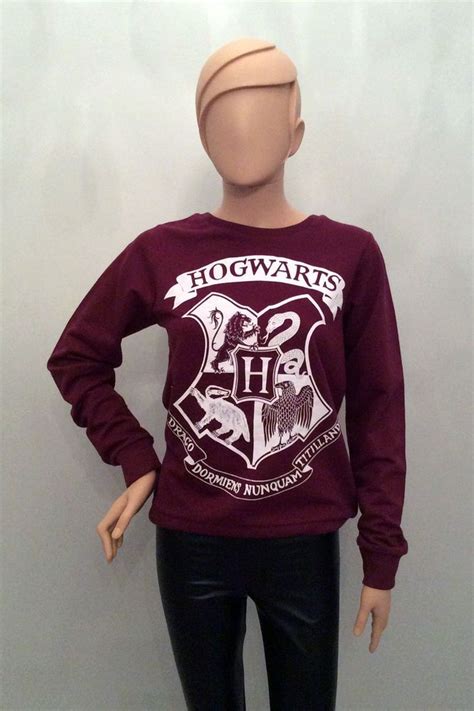Primark Official Harry Potter Hogwarts Crest Logo Jumper Sweatshirt In