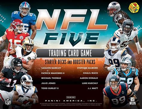 Advanced research data including targets, touches and red zone opportunities. 2019 PANINI NFL FIVE TRADING CARD GAME BOOSTER BOX ...