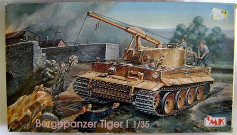 Bergepanzer Tiger Wwii Model Kit 135 German Armored Recovery Vehicle