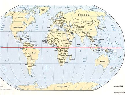 Explore The Diversity Of Countries Along The Equator With An Equator Map