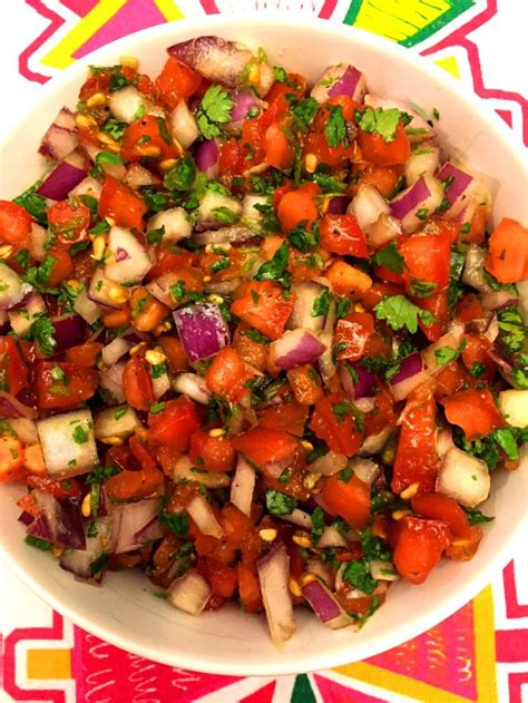 It's a tart, flavorful condiment that's good on, in (and with!) practically everything. Pico De Gallo Mexican Fresh Salsa Recipe - Melanie Cooks