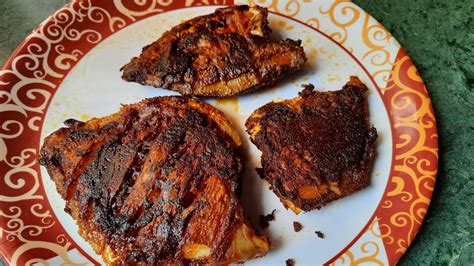 Tandoori Pomfret Fish Frysimple Easy And Tasty Youtube
