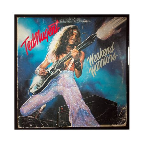 Glittered Ted Nugent Weekend Warriors Album Etsy