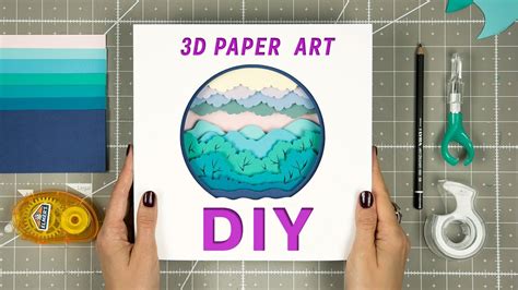 Diy How To Make A 3d Paper Sculpture Time Lapse Olga Skorokhod