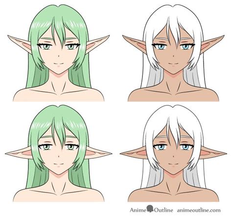 How To Draw A Fantasy Elf Face Brooks Leon