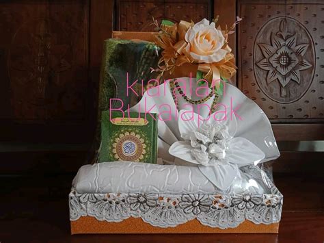 Hantaran pernikahan seperangkat alat sholat. Jual mahar mukena-seserahan pernikahan seperangkat alat ...
