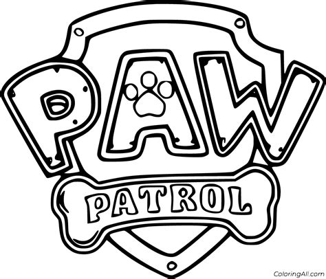 Paw Patrol Coloring Pages 46 Free Printables Coloringall