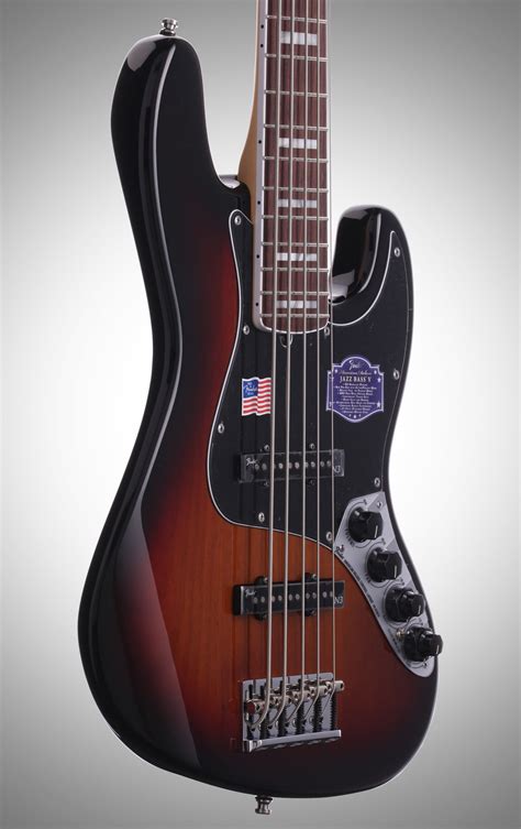 Fender American Deluxe Jazz V 5 String Bass Zzounds