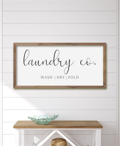 laundry co wood sign minimalist wooden laundry room sign farmhouse laundry sign rustic home