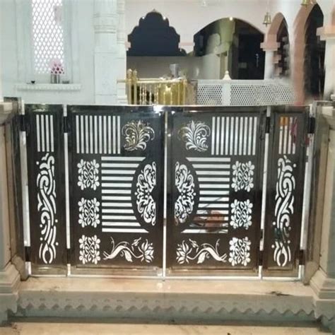 Modern Stainless Steel Main Temple Gate at Rs 440/sq ft in Ahmedabad