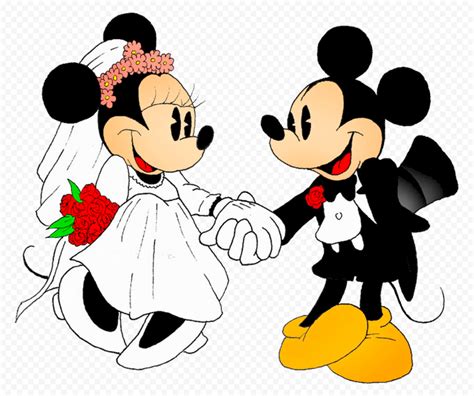 Clipart Mickey Mouse Minnie Mouse Wedding Png Citypng