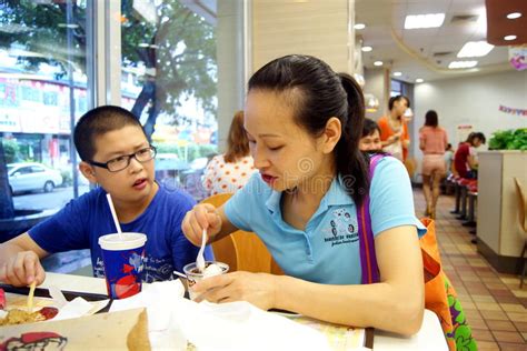 Shenzhen China Kfc Restaurant Editorial Stock Photo Image Of