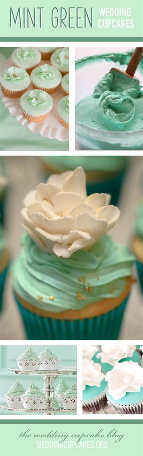 17 Best Images About Mint Green Wedding Cupcakes On Pinterest Lace