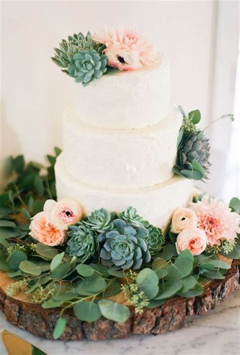 Top 15 Real Flower Rustic Wedding Cake Designs Unique