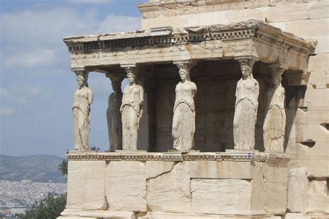 Erechtheum At Acropolis Athens Greece