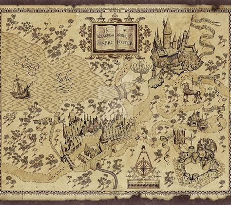 Harry Potters Marauders Map By Ilovechez Hd Wallpaper Pxfuel