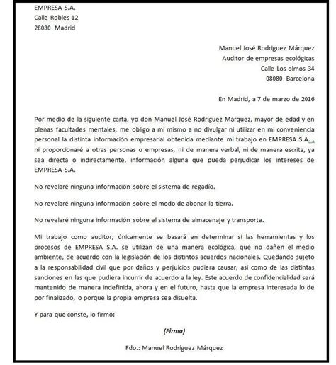 Modelo Carta De Confidencialidad En Guatemala Sexiz Pix