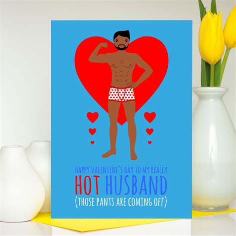 Hot Husband Anniversary Card Husband Birthday Card Gay Etsy Uk