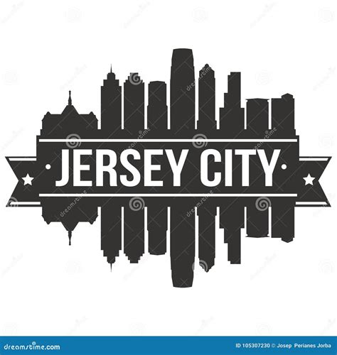 Jersey City New York United States Of America Icon Vector Art Design