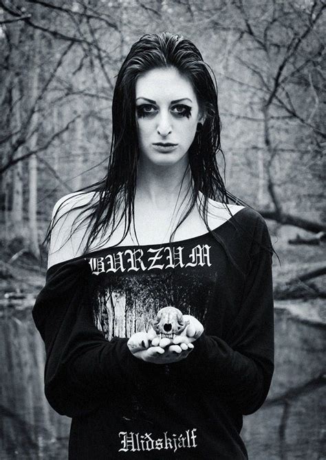pin på black metal girls