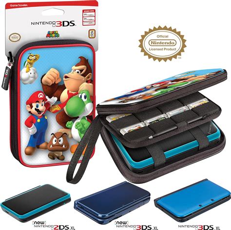 Officially Licensed Hard Protective 3ds Xl Carrying Case Compatiable