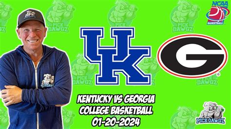 Kentucky Vs Georgia 12024 Free College Basketball Picks And
