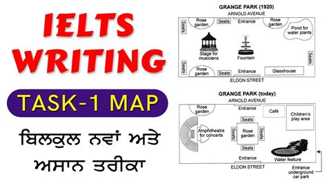 Ielts Task 1 Map Youtube