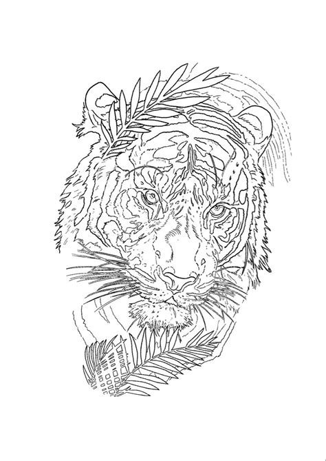 Stencil Tiger Arm Tattoos Black African Tattoo Tiger Stencil