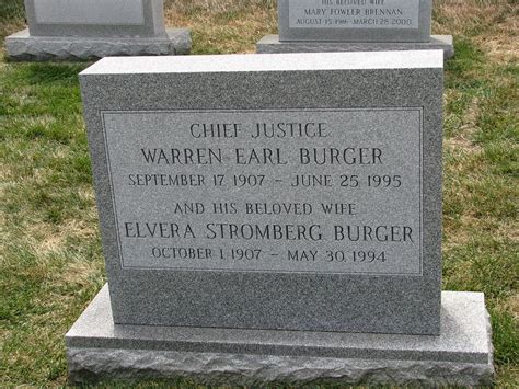Chief Justice Warren Burger Grave Arlington Richard Flickr