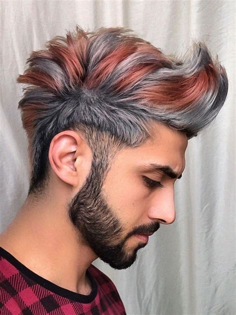 40 Hair Color Highlights For Men To Rejuvenate Youth