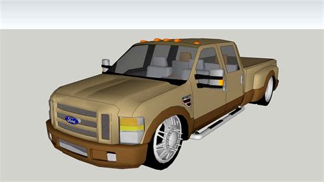 Ford F 350 Dually 3d Model