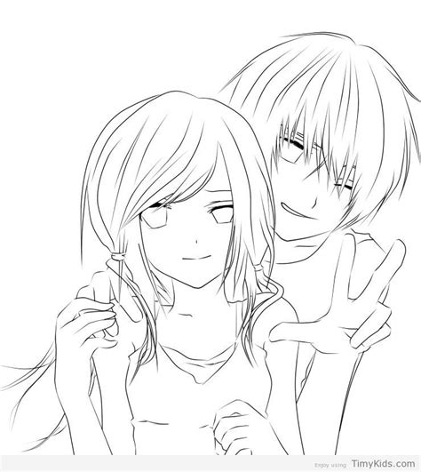 44 Anime Couple Coloring Pages Frauki Chererbse