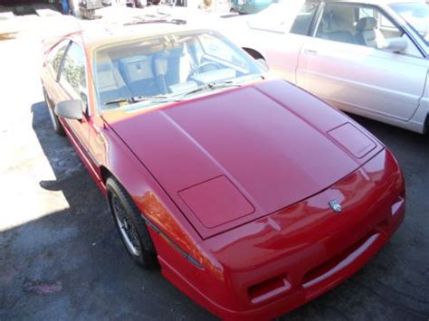 Sell Used 1988 Pontiac Fiero Gt Coupe 2 Door 28l In Novato California