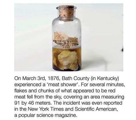 On March 3rd 1876 Bath County In Kentucky Experienced A ‘meat