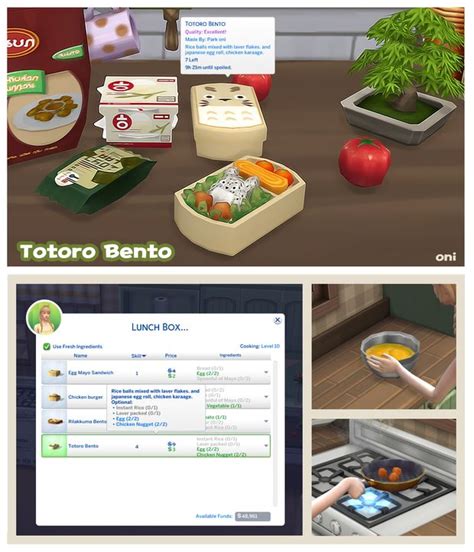 Totoro Bento Oni On Patreon The Sims 4 Packs Sims 4 Game Sims 4