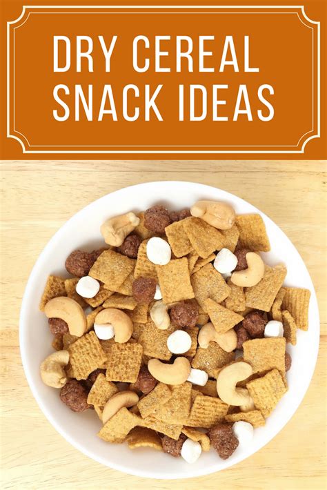 Dry Cereal Snack Mix Ideas Cereal Snacks Snack Mix Snack Mix Recipes