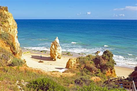Praia Da Rocha In The Algarve Portugal Stock Image Image Of Portimao