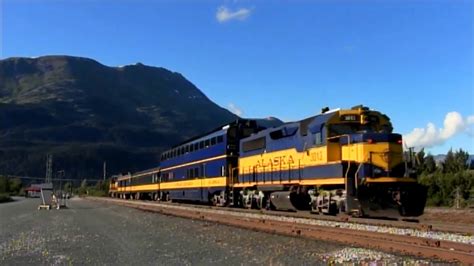 Alaska Railroad Passenger Trains Various Dates And Locations Youtube