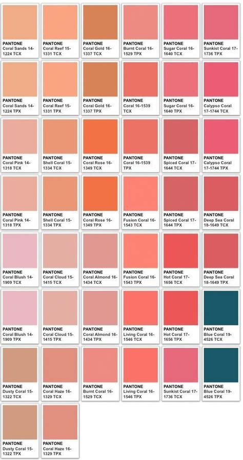Peach Paint Color Chart Paint Color Ideas