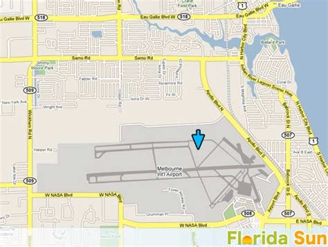 Melbourne Fl Airport Map Draw A Topographic Map