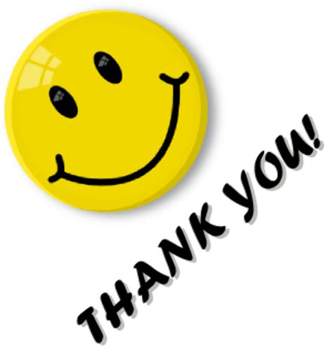 Download High Quality Thank You Clipart Smiley Transparent Png Images