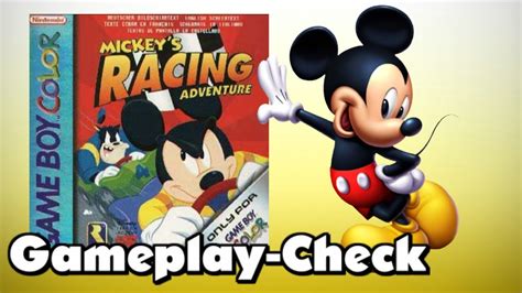 Mickeys Racing Adventure Gameboy Color Gameplay Check Youtube