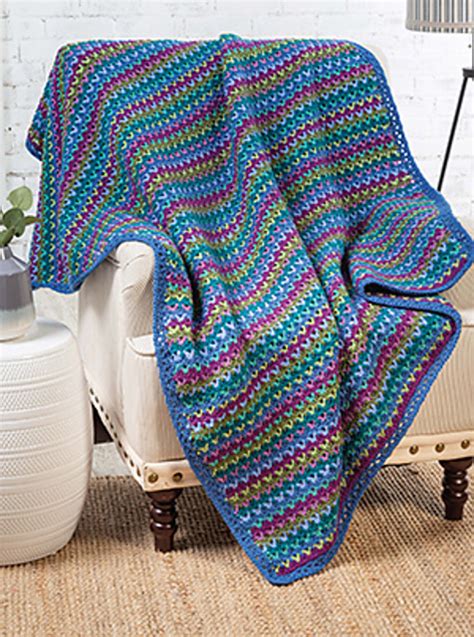 Ravelry Shades Of Cool Throw Pattern By Margret Willson
