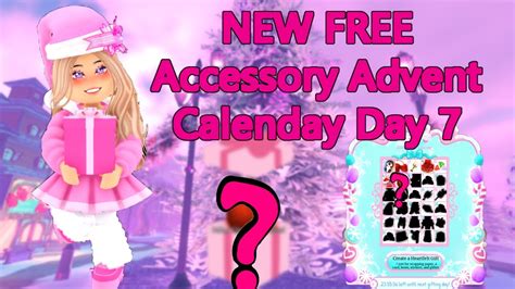 Advent Calendar Day 7 New Free Accessory Royale High Youtube