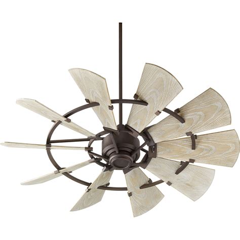 52 Outdoor Rustic Windmill Ceiling Fan Shades Of Light