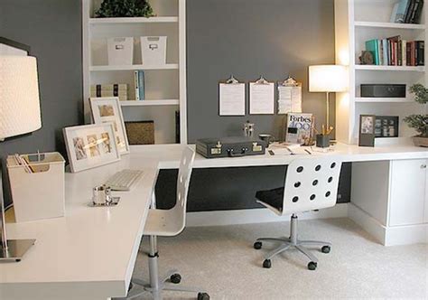 Double And Small Home Office Desk Ideas