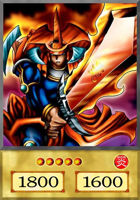 Flame Swordsman Yu Gi Oh Yugioh Espadachins Desenhos De Anime