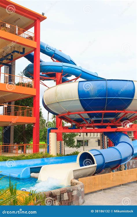 Aquapark Sliders Stock Photo Image Of Adrenalin Drop 38186132